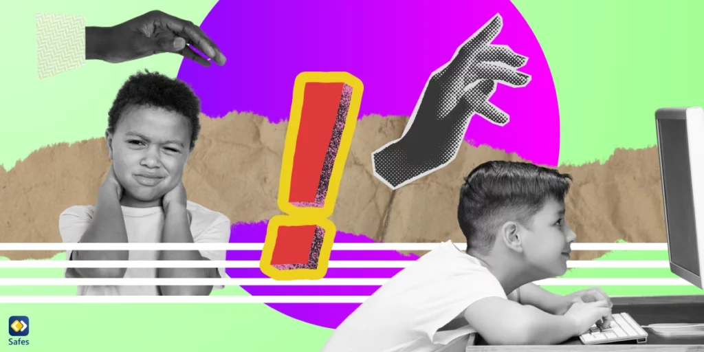 kids with tech neck